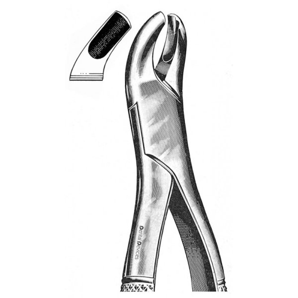 NK44-31 成人上頜左磨牙鉗 (波浪柄)-Extracting Forceps, Upper molars Left side,new handle