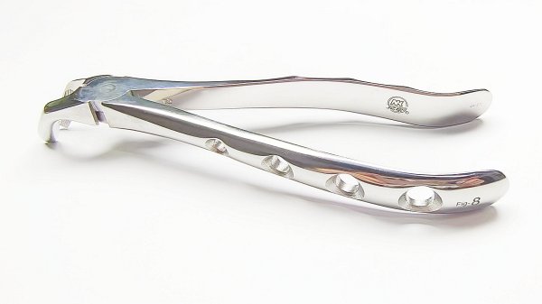 NK44-23 成人下頜前磨牙鉗 (波浪柄)-Extracting Forceps, Lower premolars， new handle