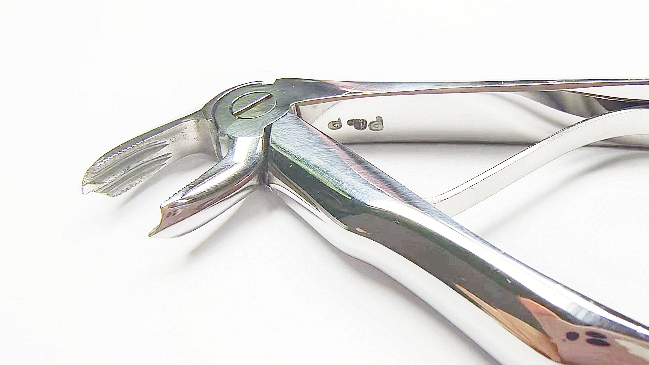 NK44-46 兒童下頜磨牙鉗 (波浪柄)-Chrildren Extracting Forceps, Lower molars new handle