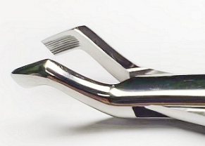 NK44-24 成人上頜磨牙鉗 (波浪柄)-Extracting Forceps, Upper molars str wavy handle