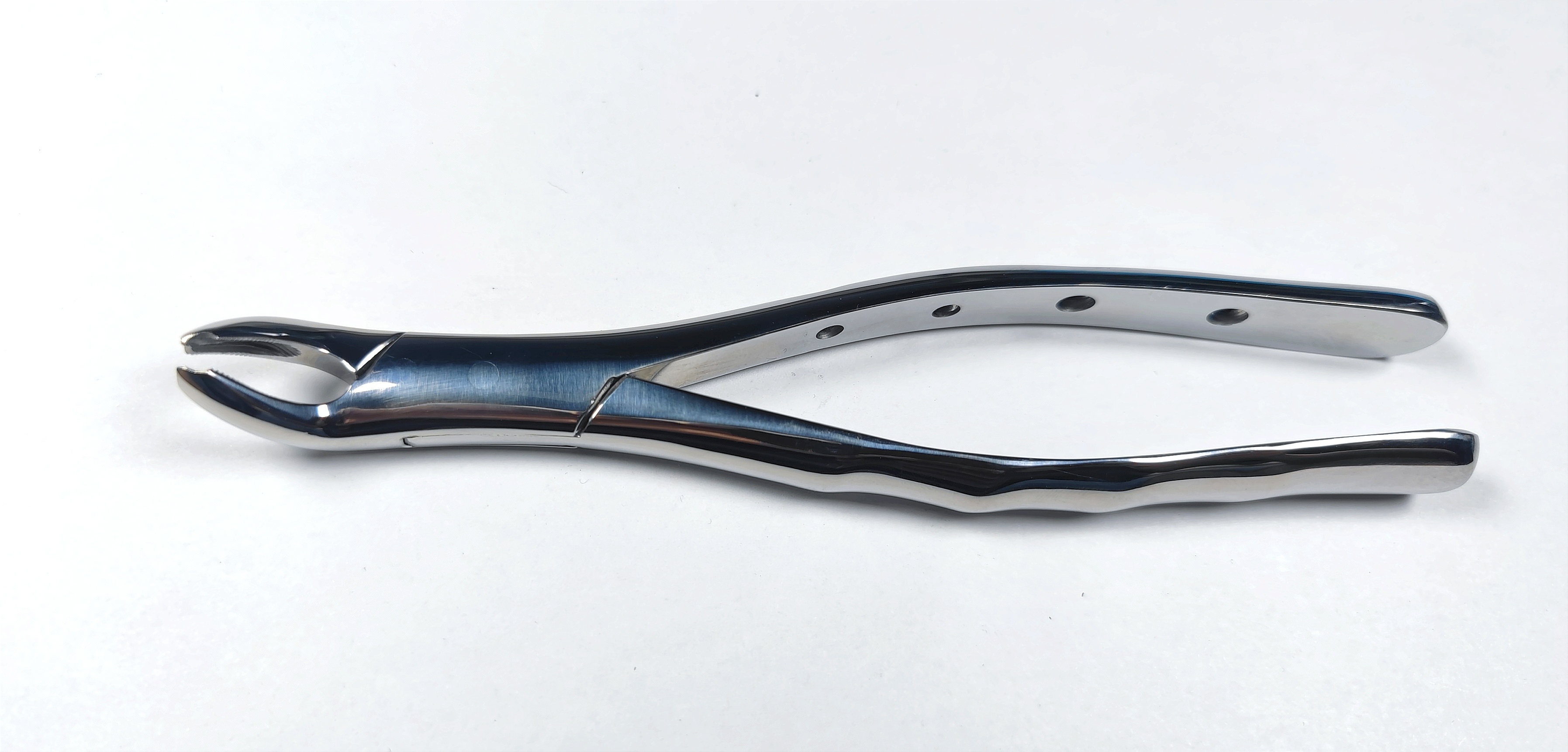NK44-58 成人下頜磨牙鉗 (波浪柄)-Extracting Forceps, Lower molars new handle