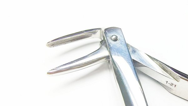 NK44-26 成人下頜根尖鉗(波浪柄)-Extracting Forceps, Lower roots (parallel beaks) new handle