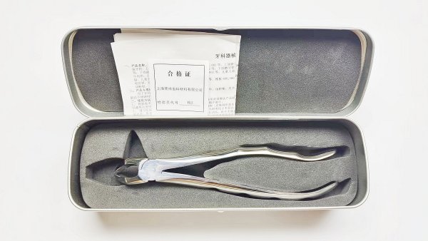 NK44-23 成人下頜前磨牙鉗 (波浪柄)-Extracting Forceps, Lower premolars， new handle