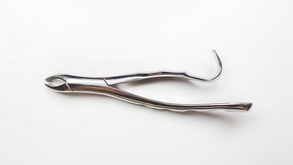 NK44-32 成人上頜右磨牙鉗 (波浪柄)-Extracting Forceps, Upper molars Right side new handle