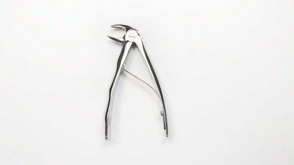 NK44-45 兒童下頜前牙鉗 (波浪柄)-Chrildren Extr. Forceps, Lower incisors canines new handle