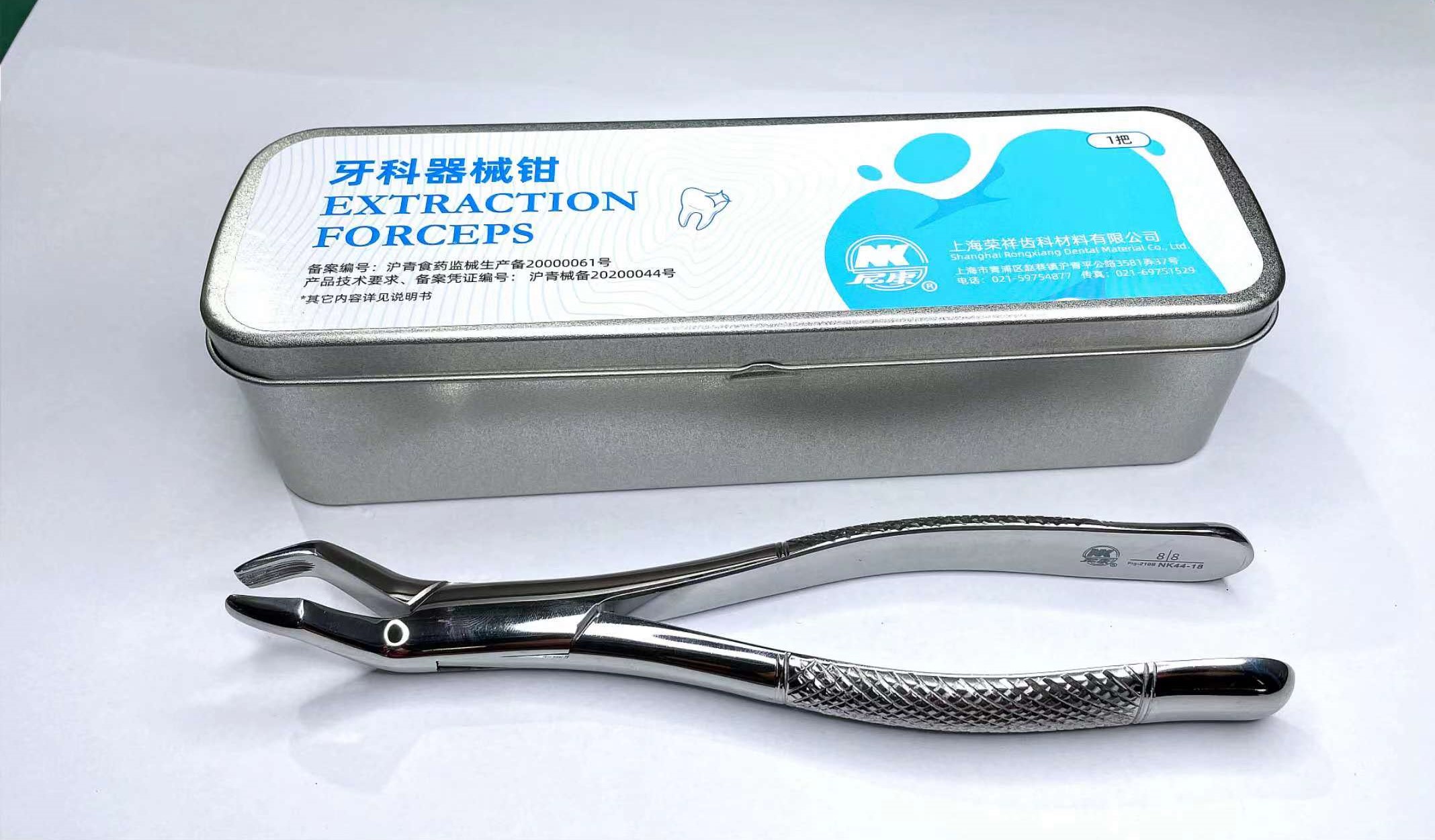 NK44-18 成人上頜磨牙鉗 -Extracting Forceps, Upper molars str handle