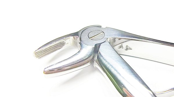 NK44-45 兒童下頜前牙鉗 (波浪柄)-Chrildren Extr. Forceps, Lower incisors canines new handle