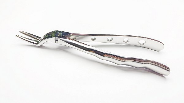 NK44-27 成人上頜根尖鉗 (波浪柄)-Extracting Forceps,Upper roots (parallel beaks) new handle