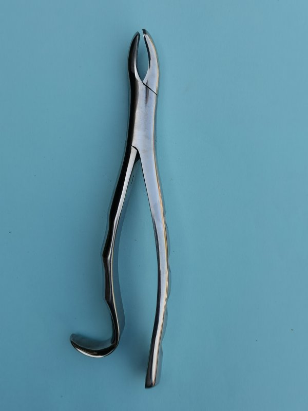 NK44-31 成人上頜左磨牙鉗 (波浪柄)-Extracting Forceps, Upper molars Left side,new handle