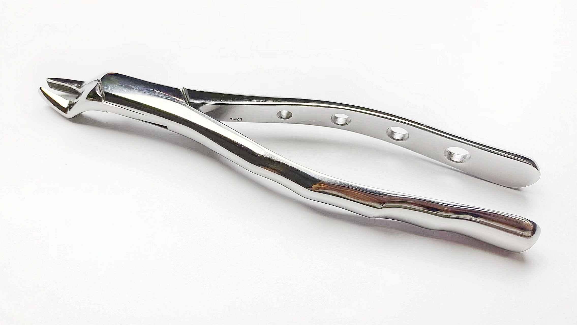 NK44-36 成人上頜磨牙鉗 (波浪柄)-Adult Upper Jaw Molars Forceps (wavy handle)