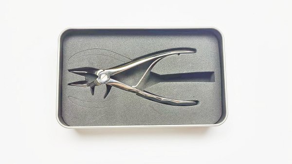 NK44-44 兒童上頜磨牙鉗 (波浪柄)-Chrildren Extracting Forceps, Upper molars new handle