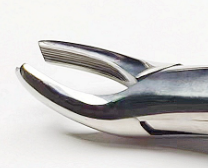 NK44-32 成人上頜右磨牙鉗 (波浪柄)-Extracting Forceps, Upper molars Right side new handle