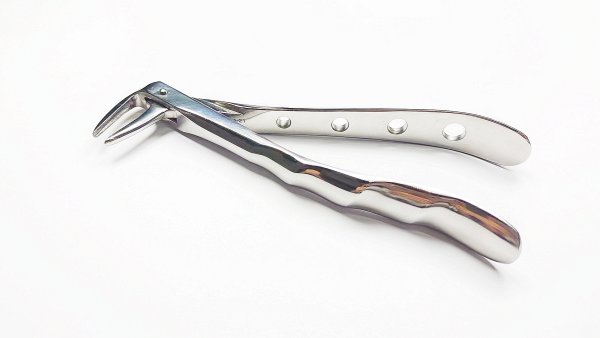 NK44-26 成人下頜根尖鉗(波浪柄)-Extracting Forceps, Lower roots (parallel beaks) new handle