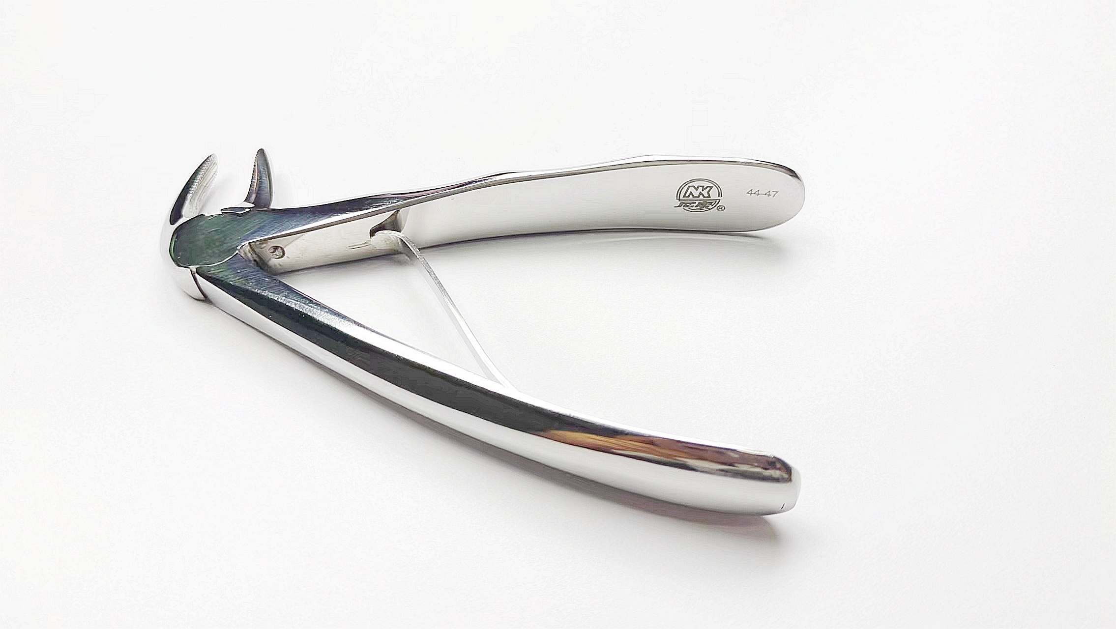 NK44-47 兒童下頜根尖鉗 (波浪柄)-Chrildren Extracting Forceps, Lower roots new handle