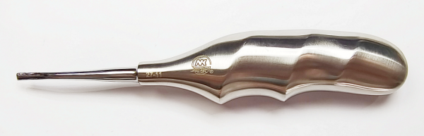 NK27-10/11/12 牙根挺 彎型 2mm/3mm/4mm（波浪柄）-Root Elevator，cvd new handle