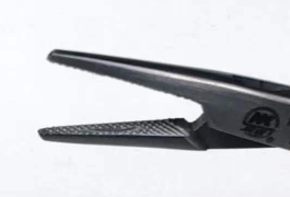 NK36-07 持針鉗 蚊式 直 12cm-Needle Holders, Micro-Vascula str 12cm 