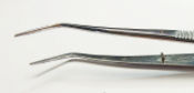 NK28-07 有定位雙彎鑷 16cm- Double Curved Tweezers 16cm Positioning