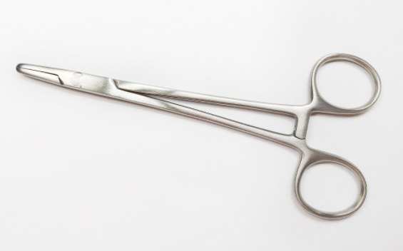 NK36-21 持針鉗 蚊式 直 18cm-Needle Holders, Micro-Vascula str 18cm 