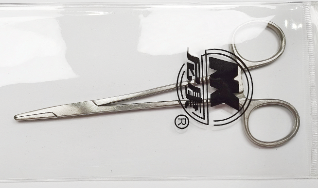 NK36-09 持針鉗 蚊式 直 15cm-Needle Holders, Micro-Vascula str 15cm 
