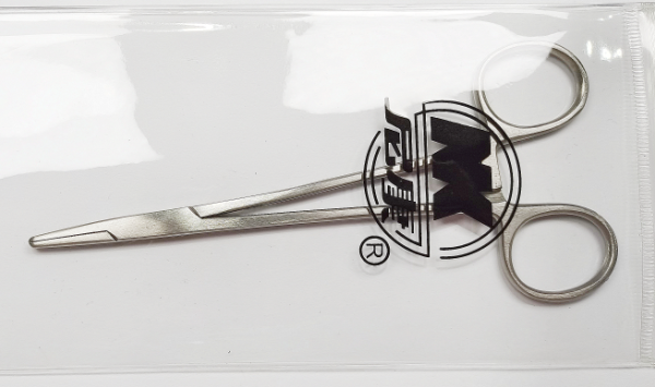 NK36-09 持針鉗 蚊式 直 15cm-Needle Holders, Micro-Vascula str 15cm 