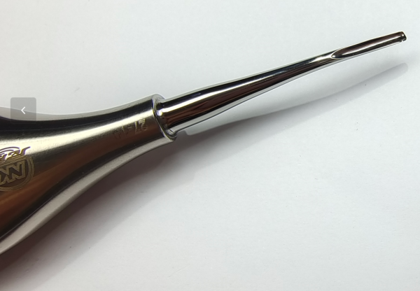 NK27-10/11/12 牙根挺 彎型 2mm/3mm/4mm（波浪柄）-Root Elevator，cvd new handle