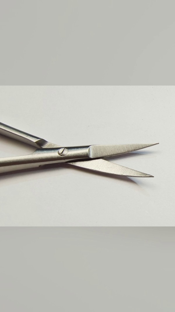 NK29-26 顯微剪 彎14.5cm-Castroviejo Scissors, cvd 14.5cm