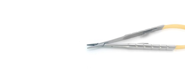 NK36-12 持針鉗 顯微鉗 鑲嵌 直16cm-Castroviejo Surgery TC, str 16cm