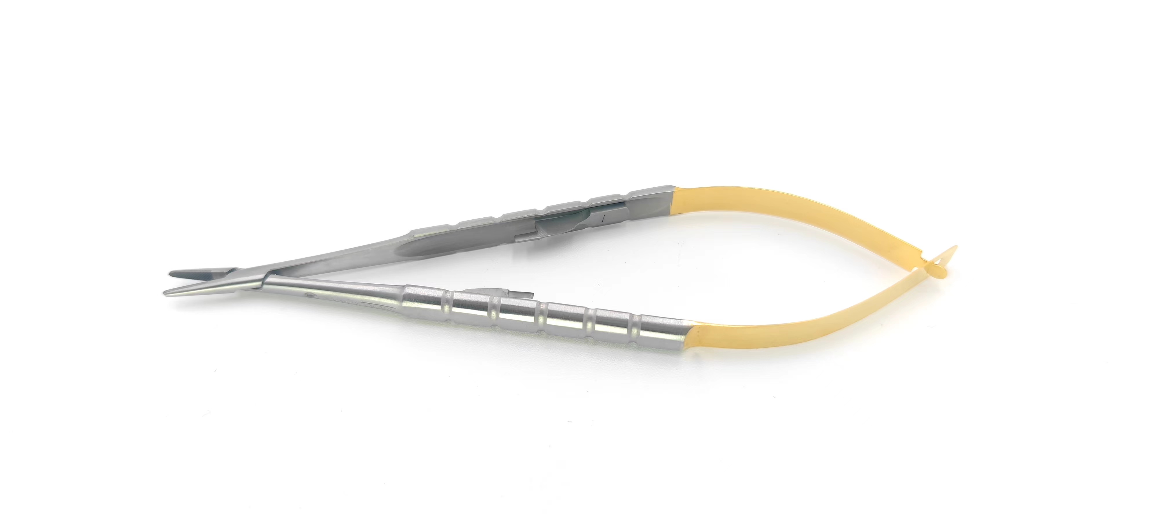 NK36-12 持針鉗 顯微鉗 鑲嵌 直16cm-Castroviejo Surgery TC, str 16cm