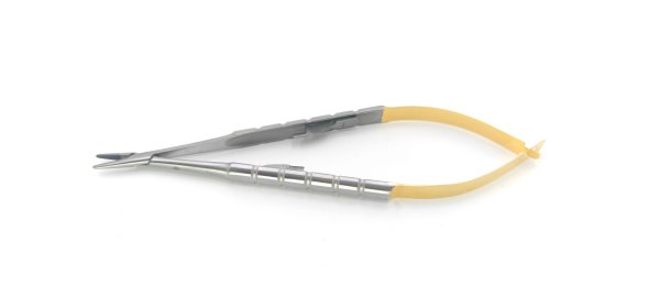 NK36-12 持針鉗 顯微鉗 鑲嵌 直16cm-Castroviejo Surgery TC, str 16cm