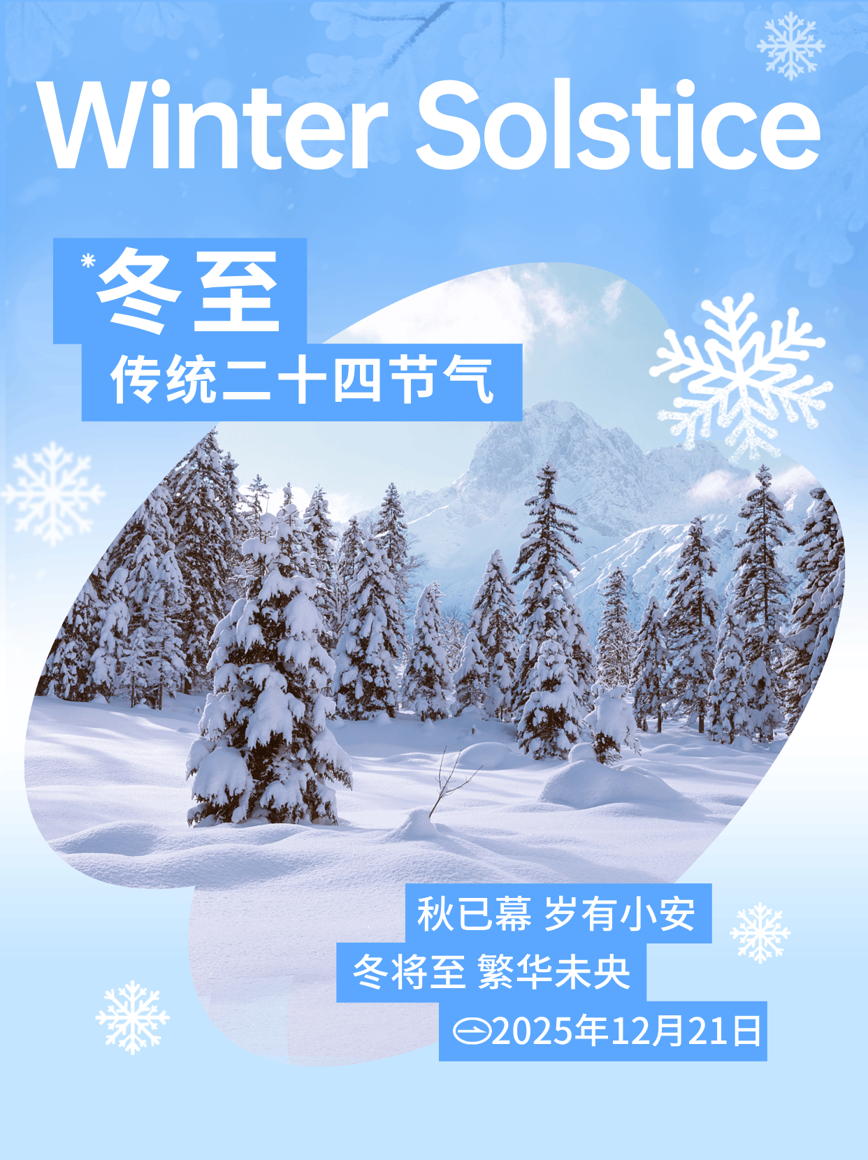 冬至到丨静待花开，万事顺意