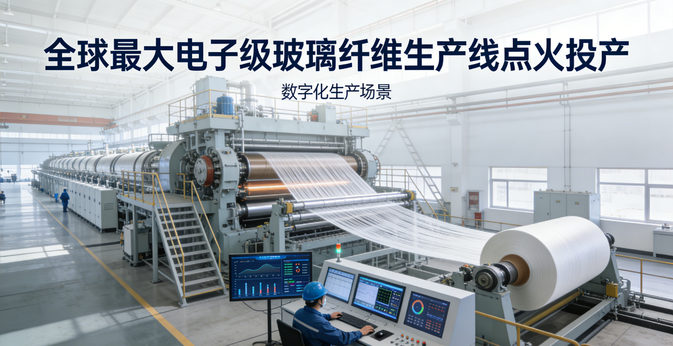 全球最大电子级玻璃纤维生产线