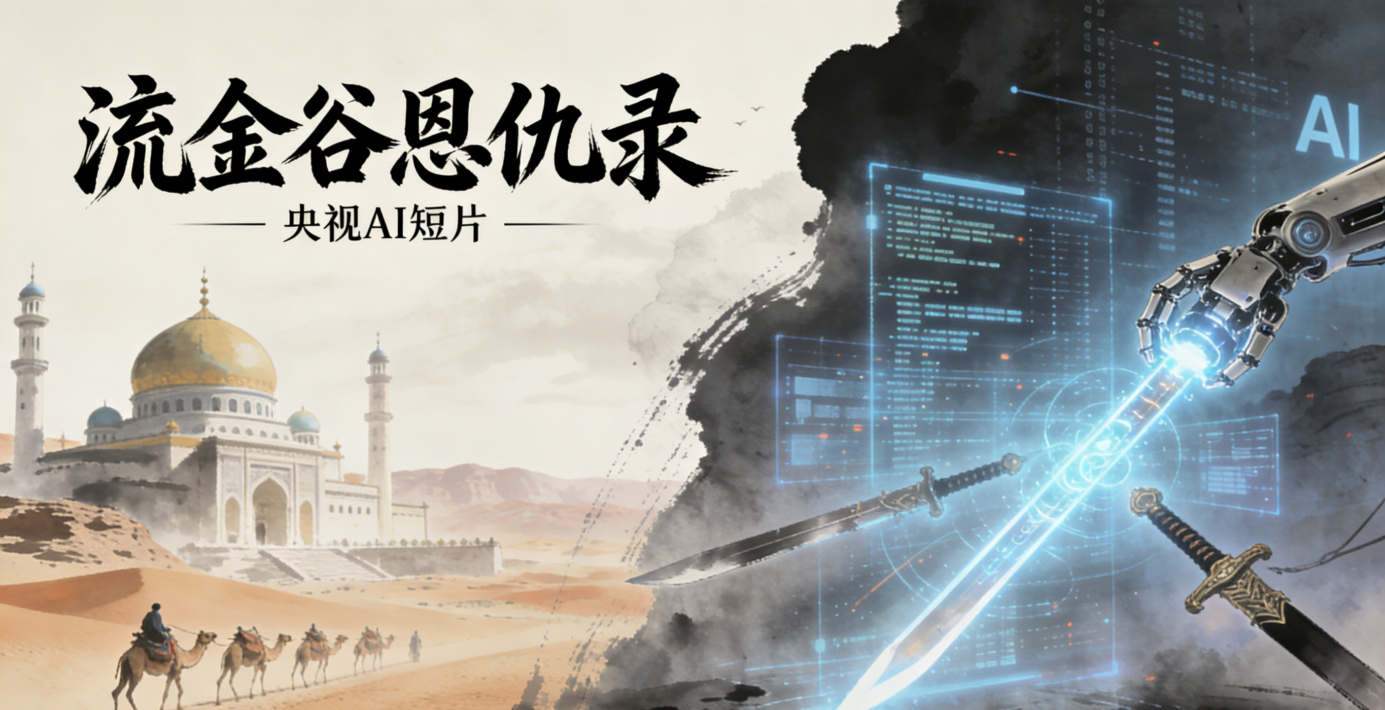 AI 武侠短片《流金谷恩仇录》 AI 武侠短片《流金谷恩仇录》