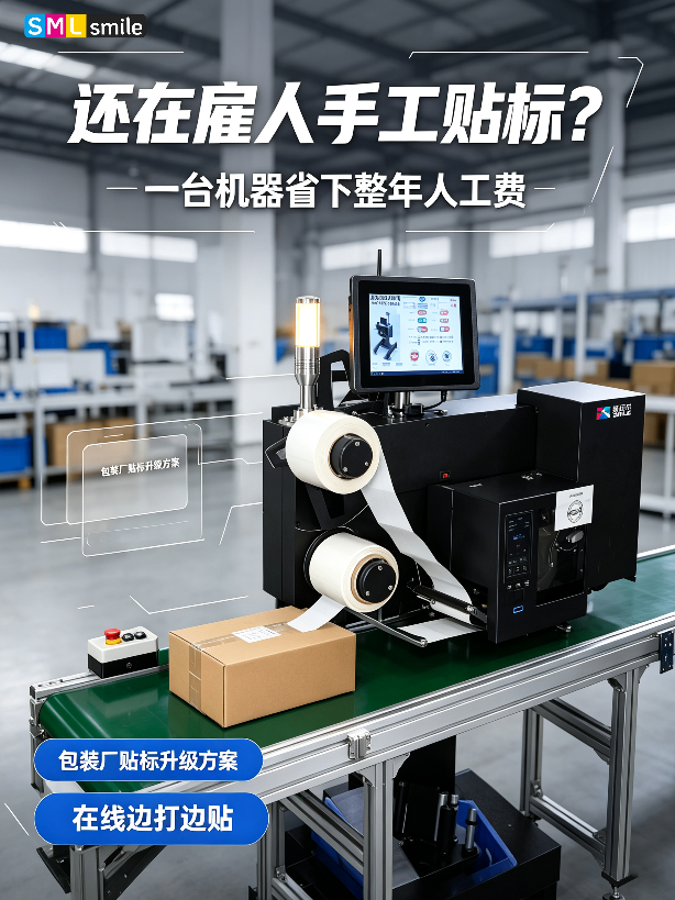 还在雇人手工贴标？一台机器省下整年人工费