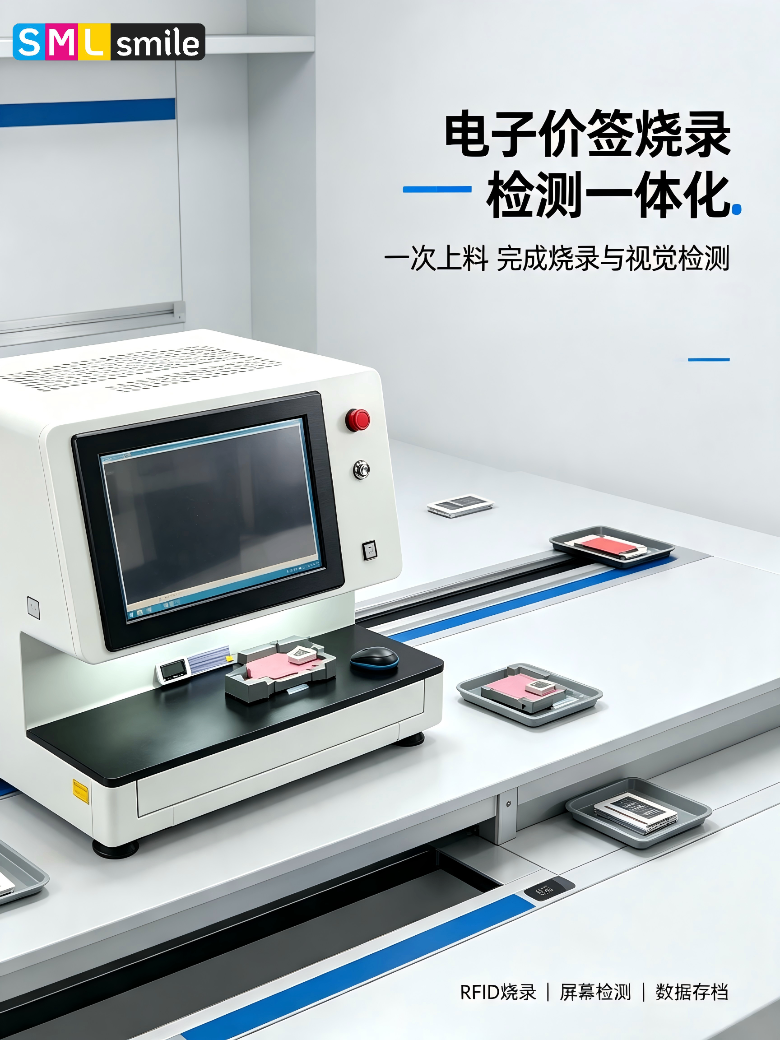?价签厂避坑｜电子标签烧录检测一体化整套方案