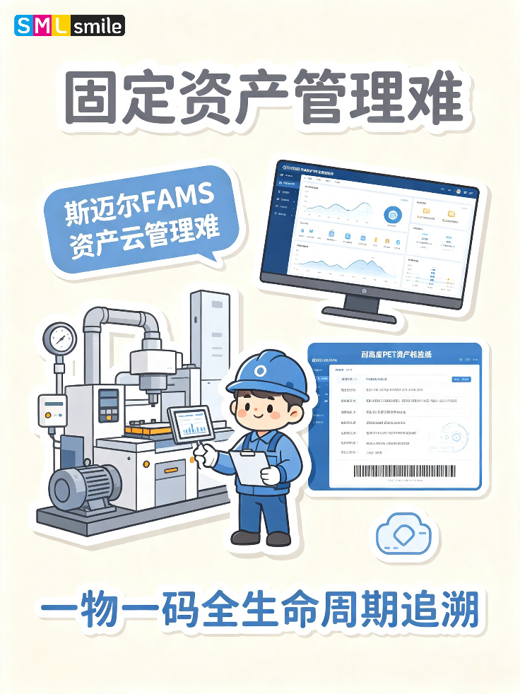 固定资产一物一码，自研 FAMS 全生命周期追溯