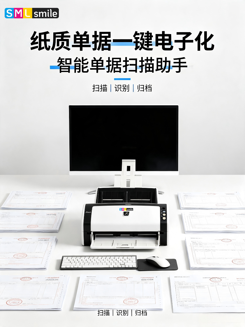 ?‍?纸质单据堆满屋？智能扫描方案一键电子化归档