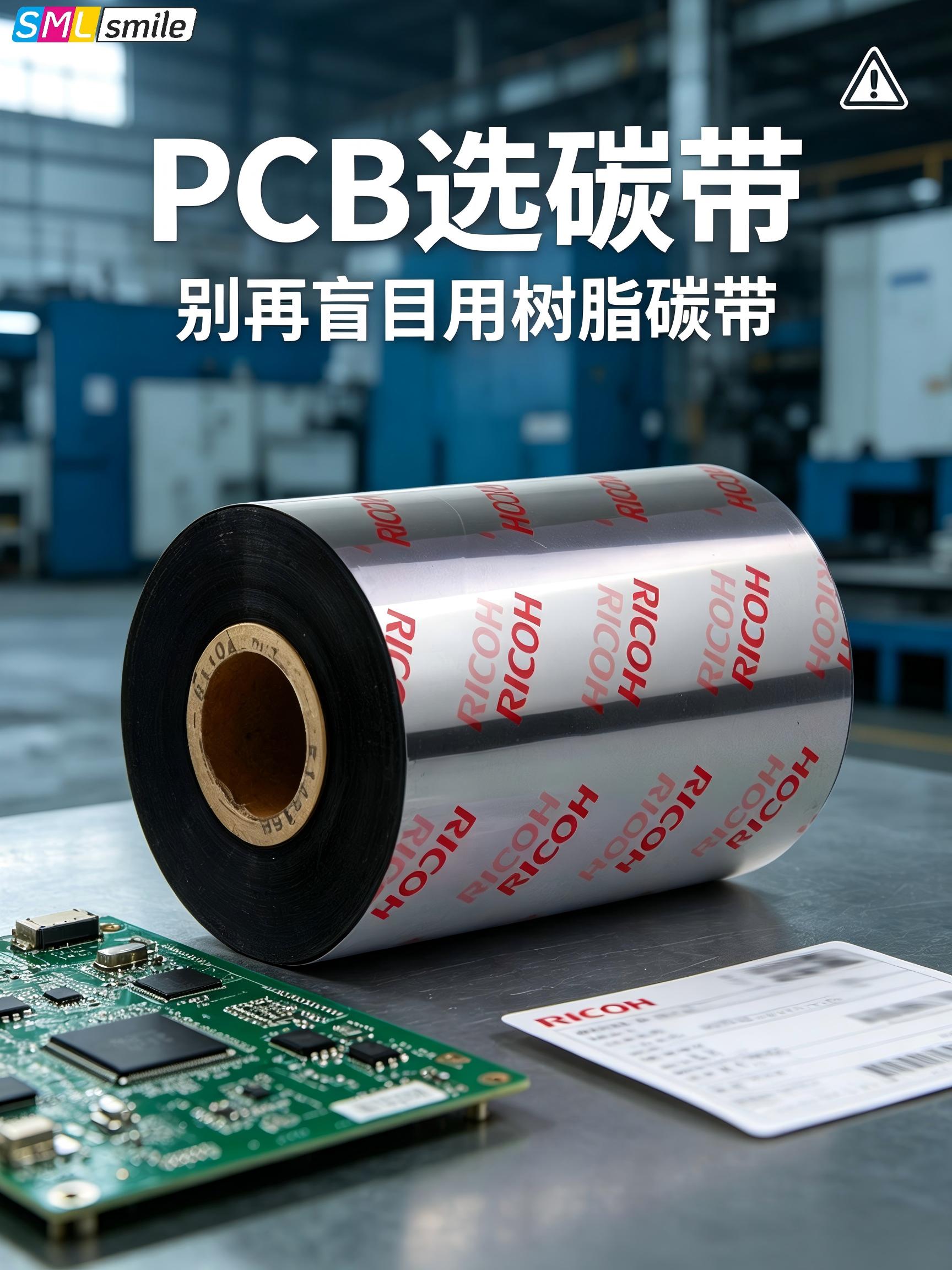 PCB 工厂选碳带大误区⚠️别再无脑全用..