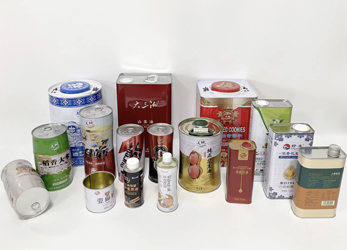 Tinplate packaging cans