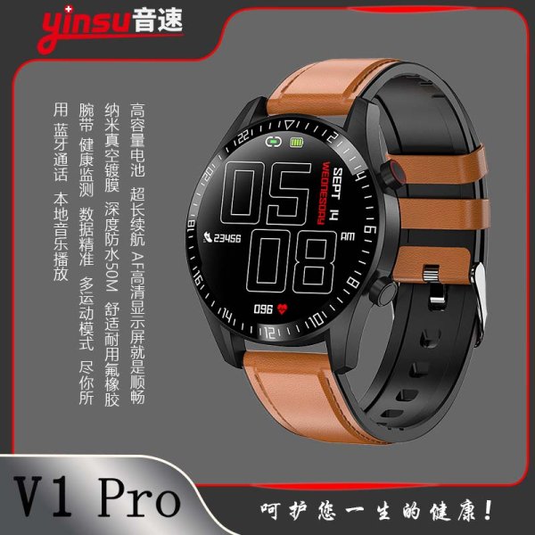 V1 PRO 棕-4G手表