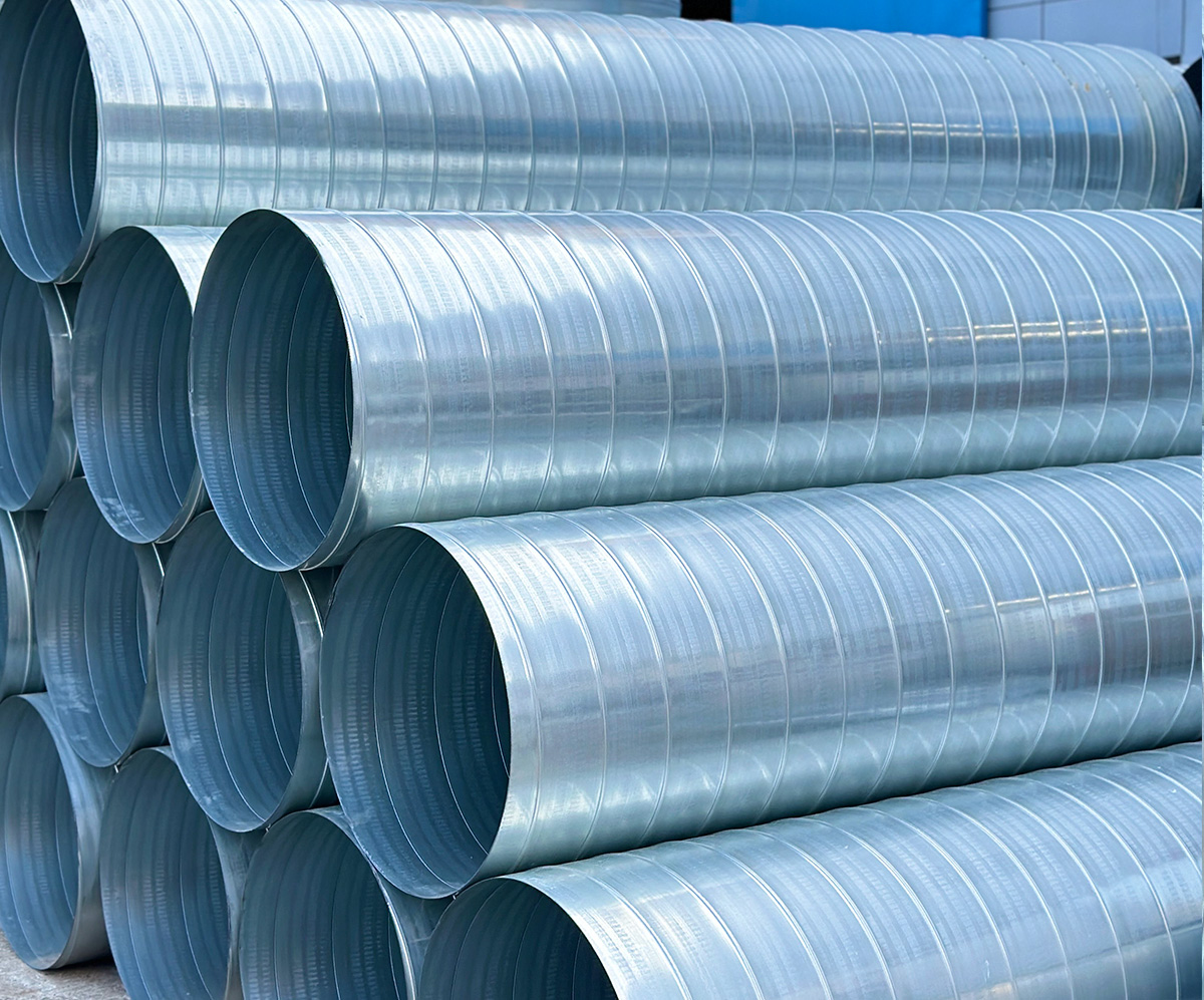 螺旋高質(zhì)量的螺旋風(fēng)管是怎么做出來的?