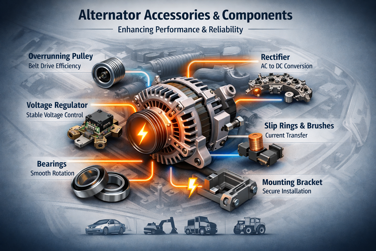 High-Quality Alternator Components | Fuyida Electric Motor
