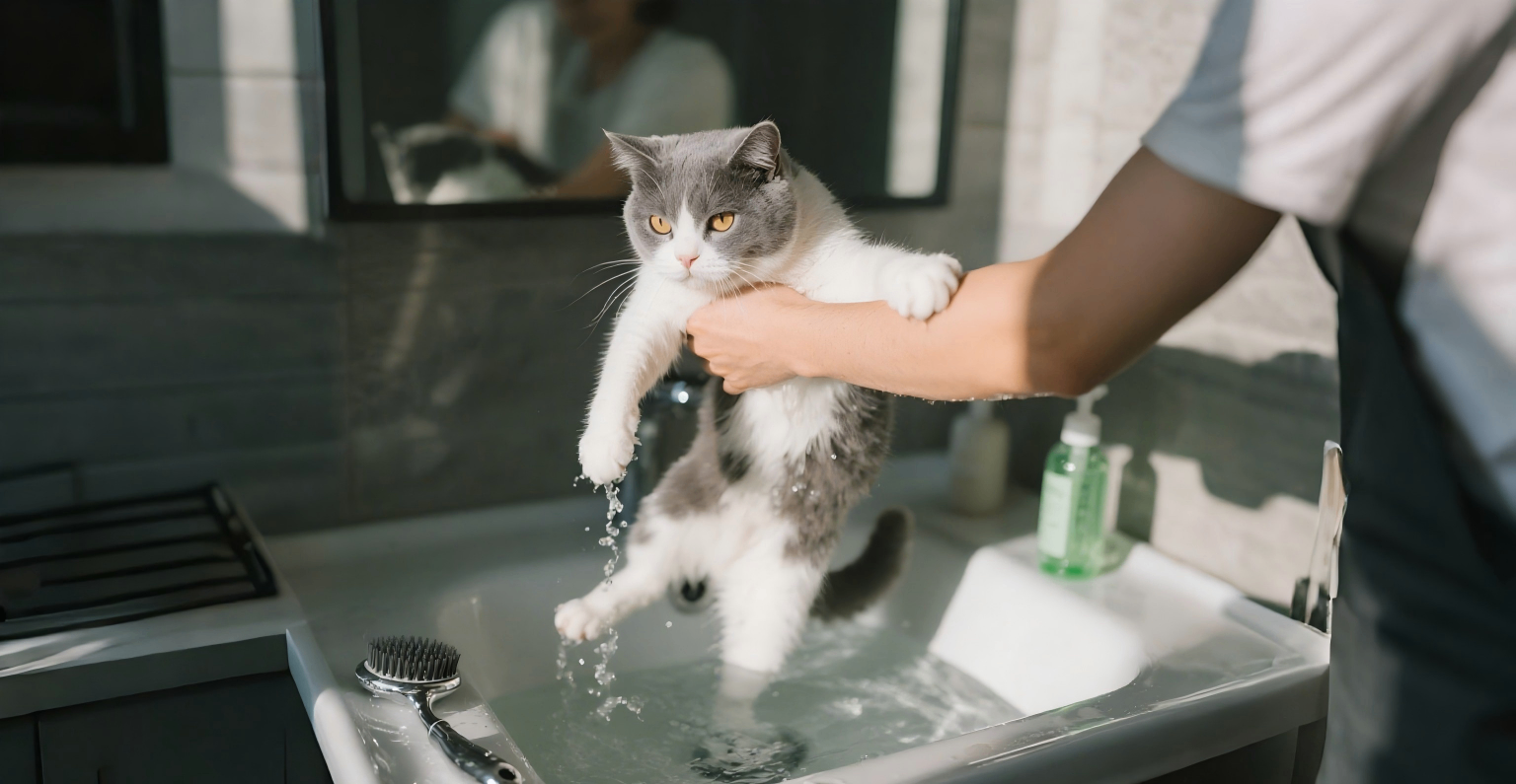 有了它，給毛孩子洗澡不再是“戰斗”——千貝鷹游回水器