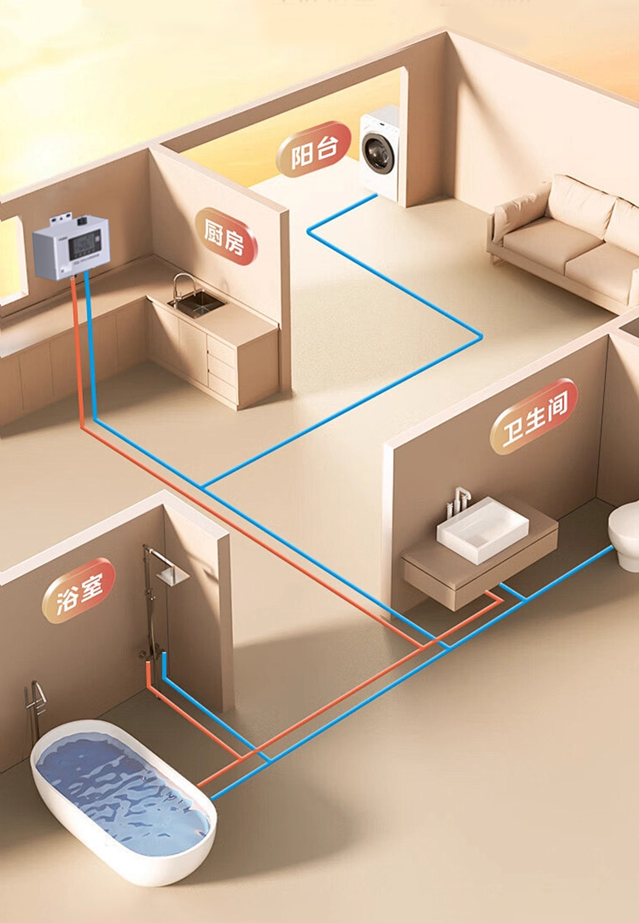 千貝鷹游回水器 千貝鷹游回水器