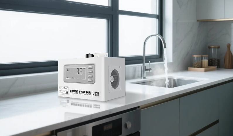 比暖氣更先到位的，是24小時即開即熱的熱水——鷹游智慧用水