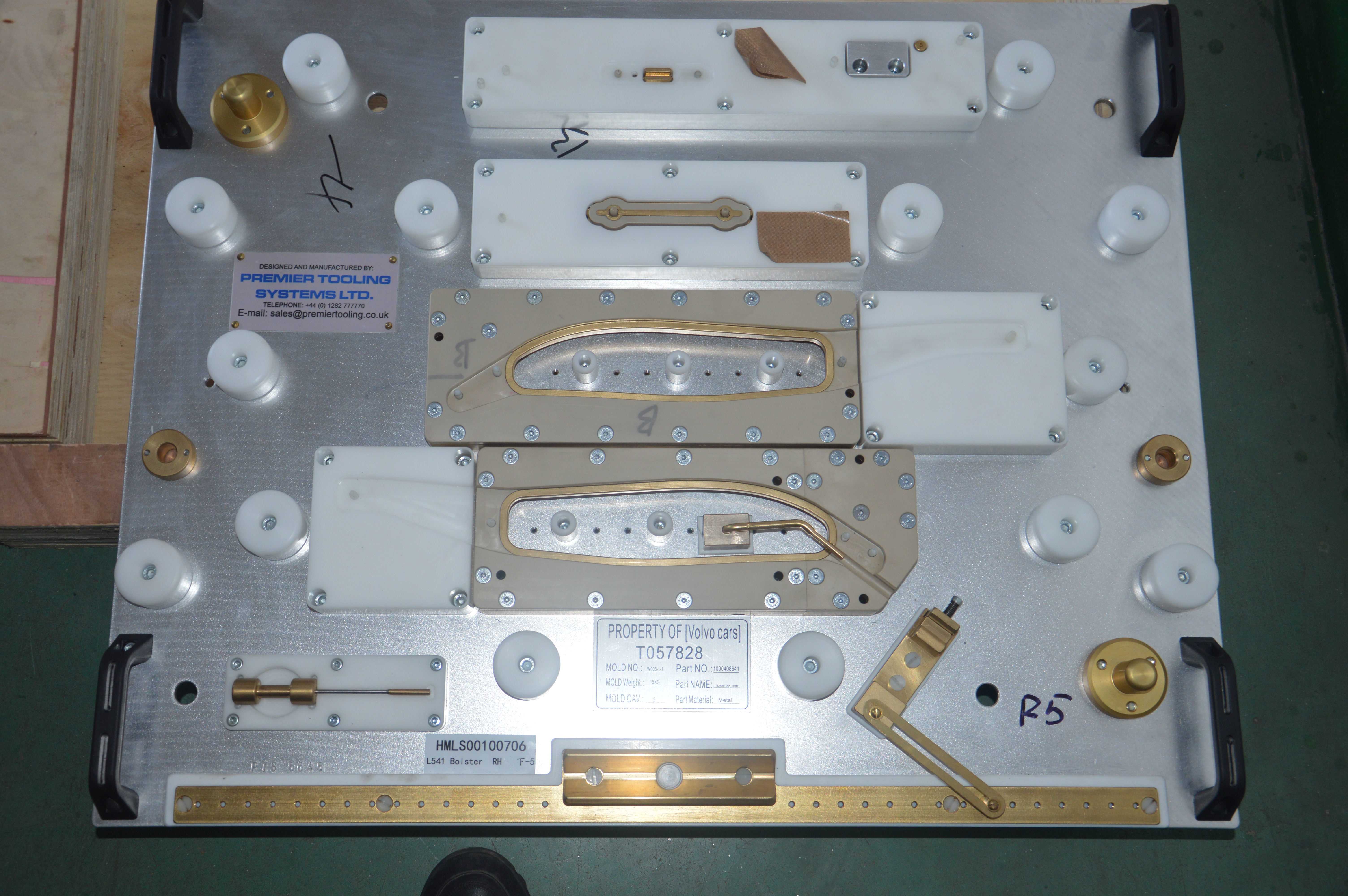 座椅腰托气袋高周波热合模具