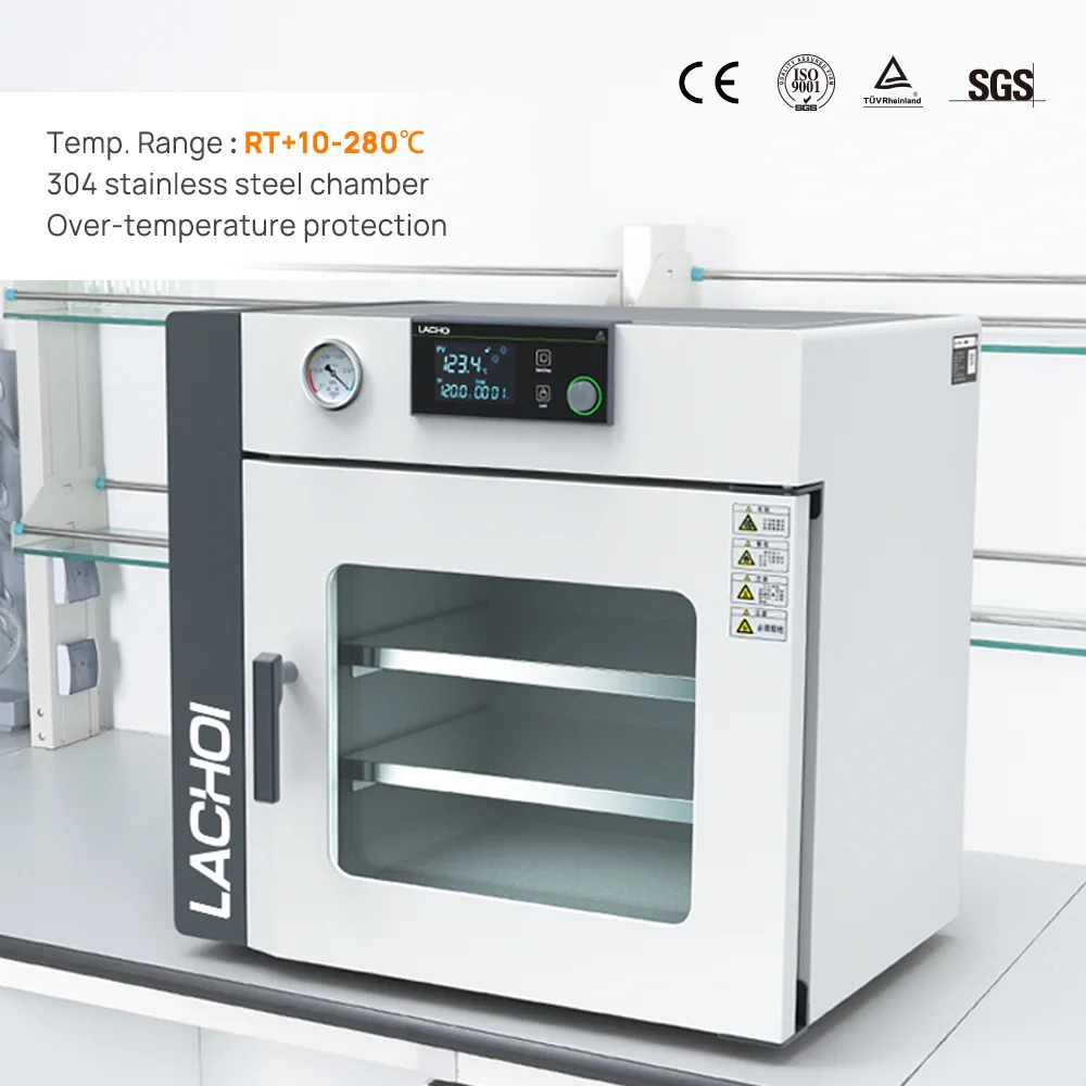 LACHOI Vacuum Drying Oven SUS304 Chamber LCD Control RT 10 280Lab lachoi-vacuum-drying-oven-sus304-chamber-lcd-control-rt-10-280lab