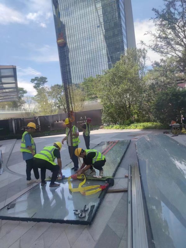 超大，超重，超長(zhǎng)玻璃更換