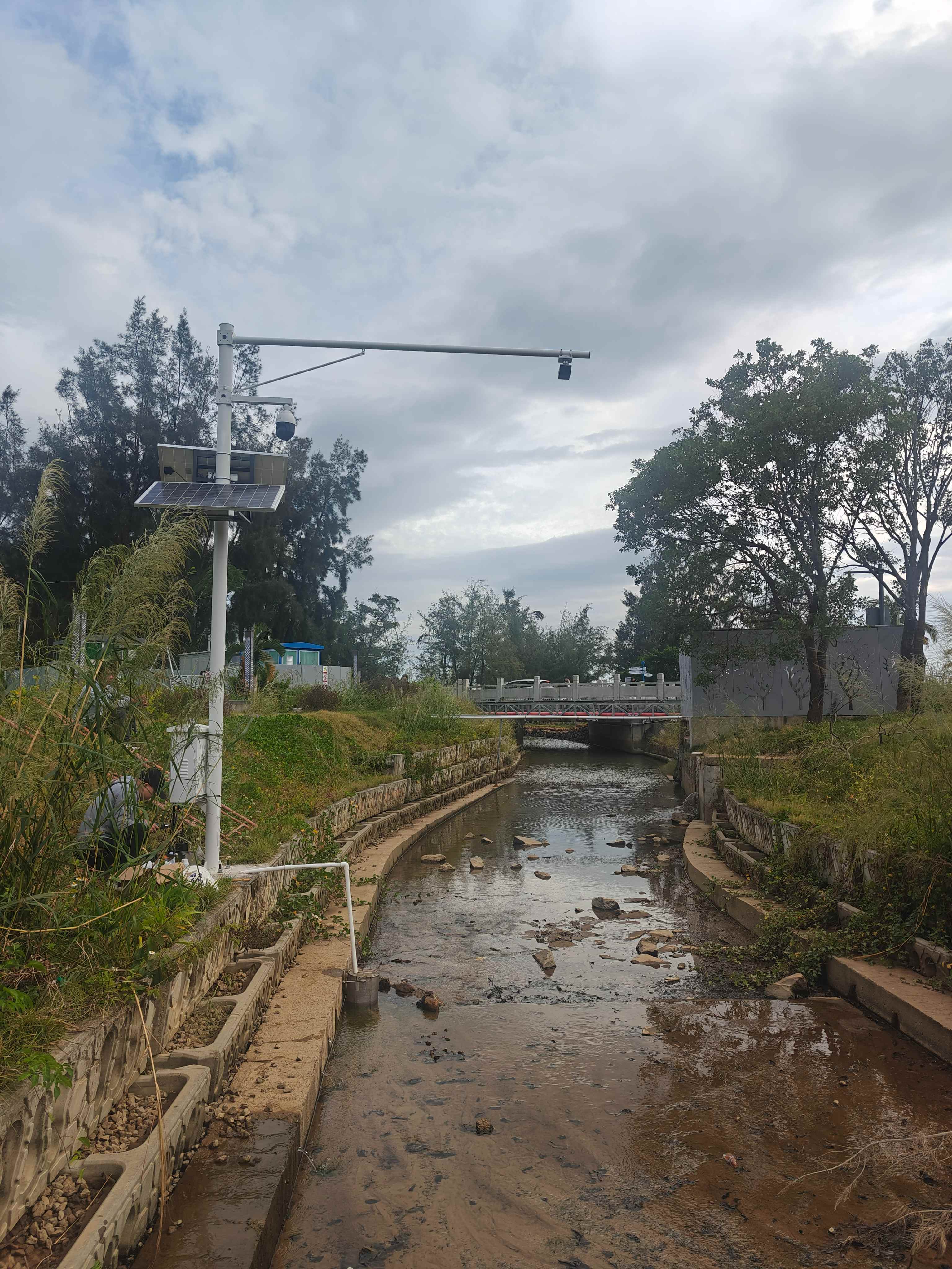 深圳市大鵬新區立桿流量監測案例