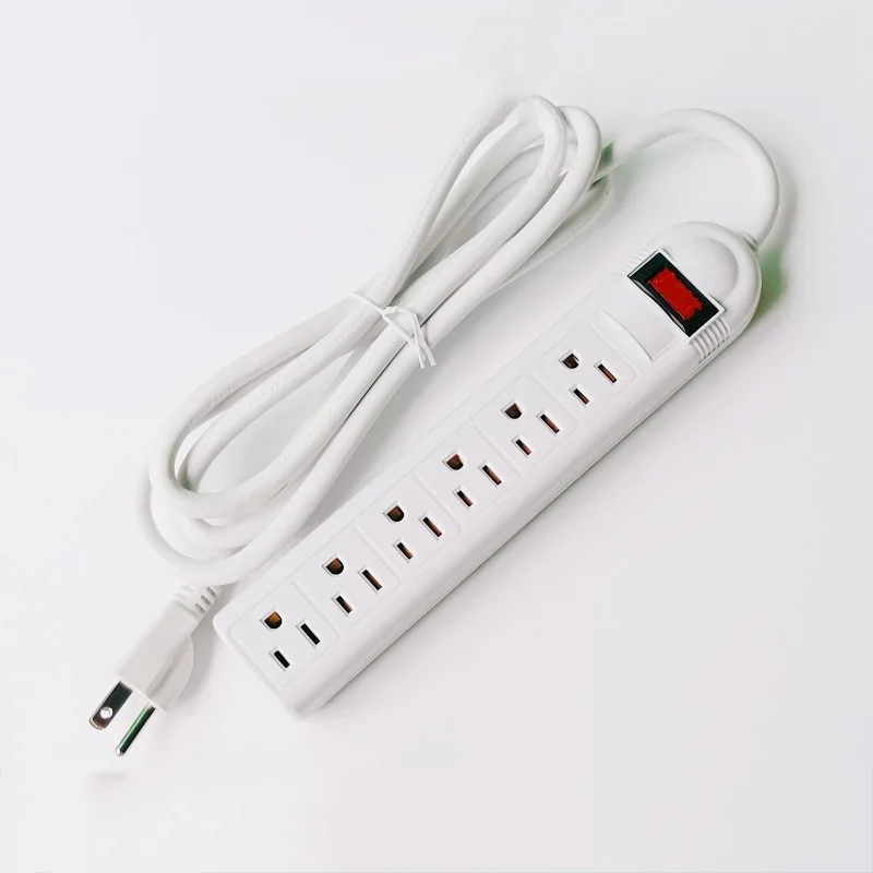 Factory Price Portable 6 Outlet Surge Protector American Standard Power Strip