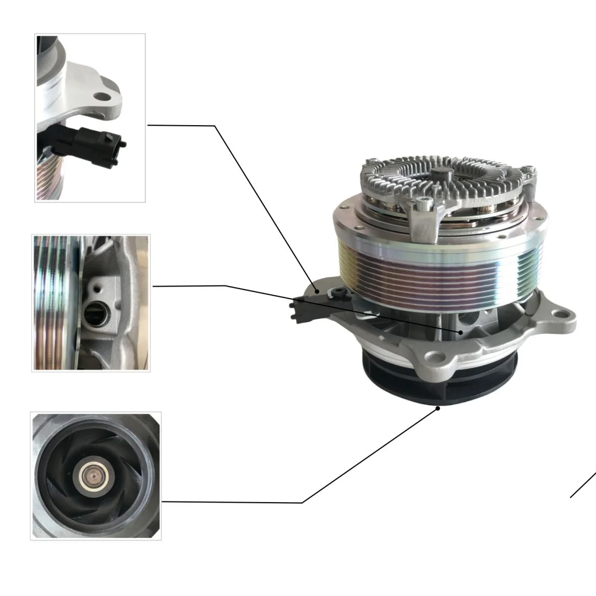YINYI AUTO PARTS: Quality-WP8577 Water Pump for DAF CF XF MX11 Engine ...